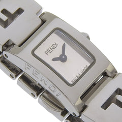 Fendi FENDI Logo Watch 3150L Stainless Steel Quartz Analog Display Silver Dial Women's — Very Good