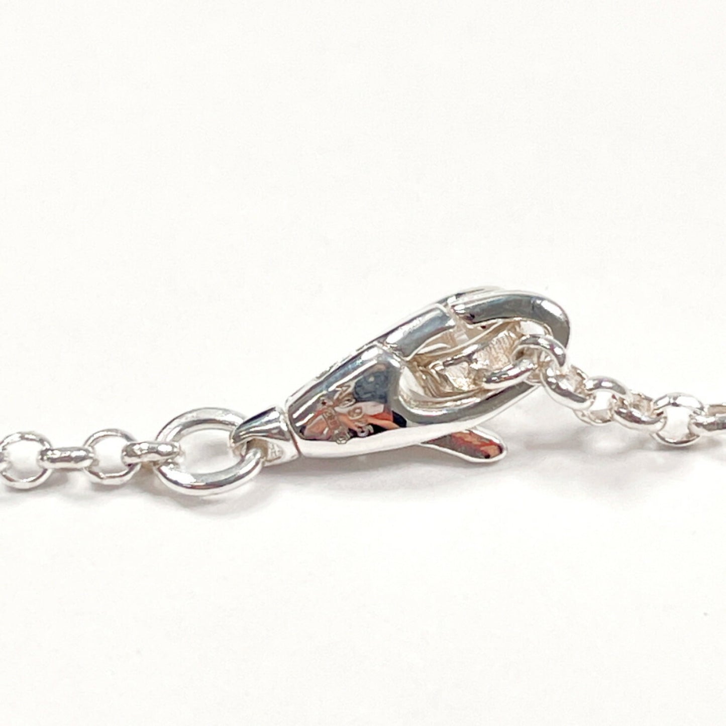 GUCCI Double G Key Arabesque Necklace Silver Women's