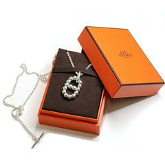 Hermes Chaine d'ancre Alea II GM pendant, silver (Ag925), unused — New