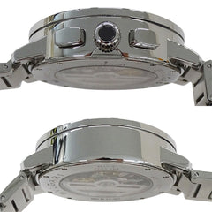 Bulgari BVLGARI Men's Watch, Brand: Chronograph Automatic AT Stainless Steel SS BB41SCH Silver Black — Good