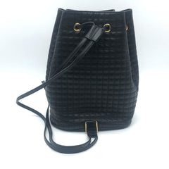 CELINE 188373BFI Small C Charm Backpack Leather Women's Black x — New - Store Return