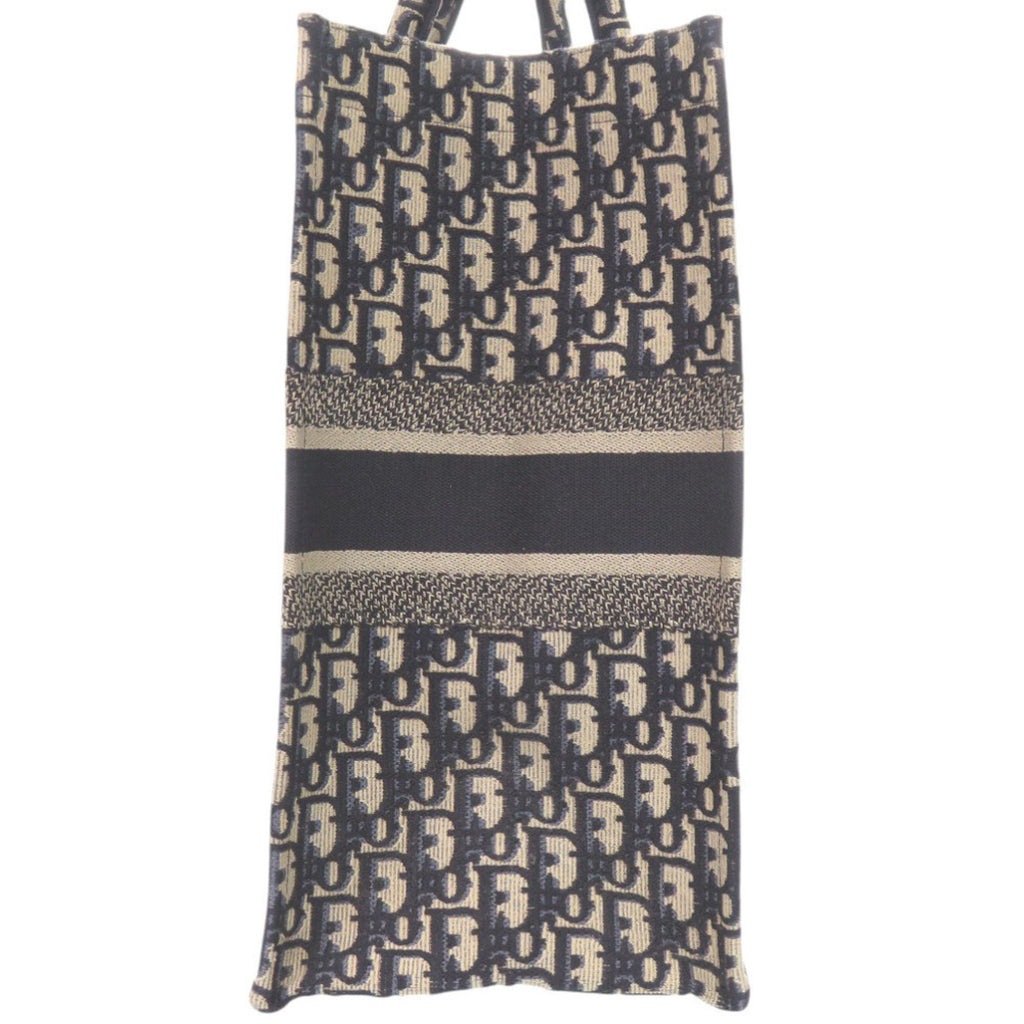 Christian Dior Book Tote Large Oblique M1286ZRITX Canvas Navy Bag 0095