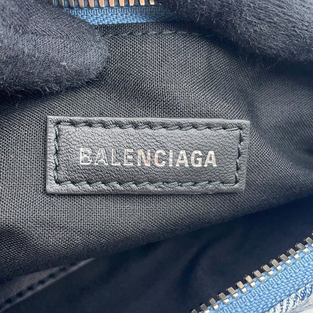 Balenciaga shoulder bag Le Cagole XS denim 671309 BALENCIAGA handbag women's — Like New