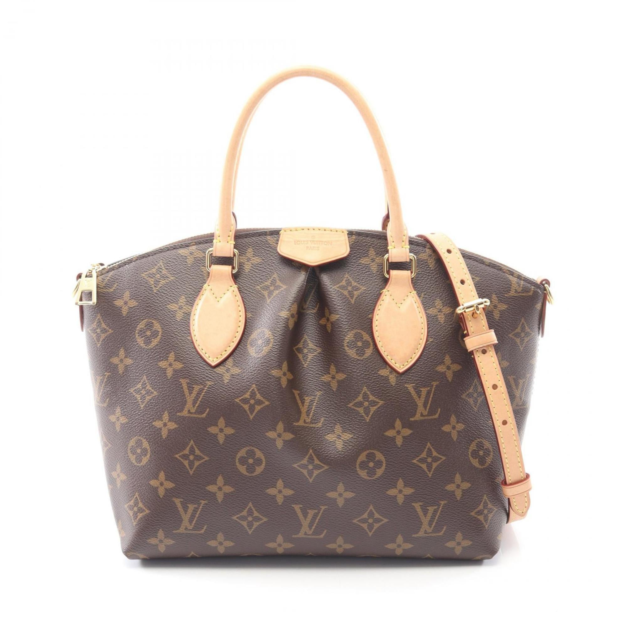 Louis Vuitton Boëtie NM PM Handbag, Coated Canvas and Leather, Monogram, Women's, Brown, M45986