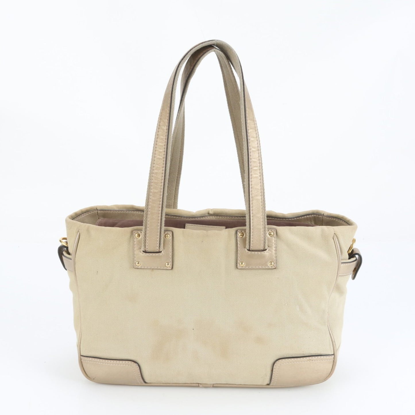 Loewe Anagram 340712 Bolso Leather Tote Bag, Shoulder/Handbag, Beige, Women's