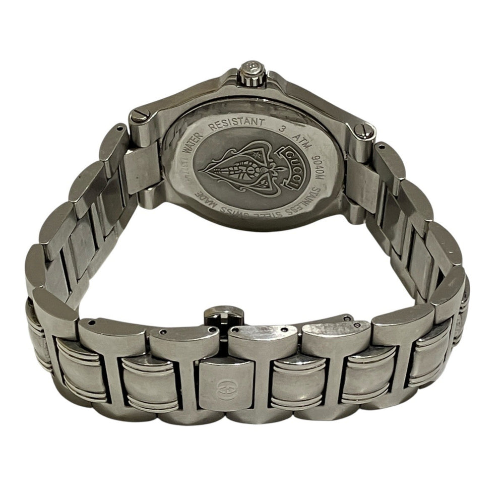 Gucci GUCCI watch, total weight 105.4g, stainless steel, quartz movement, black dial, 9040M — Good