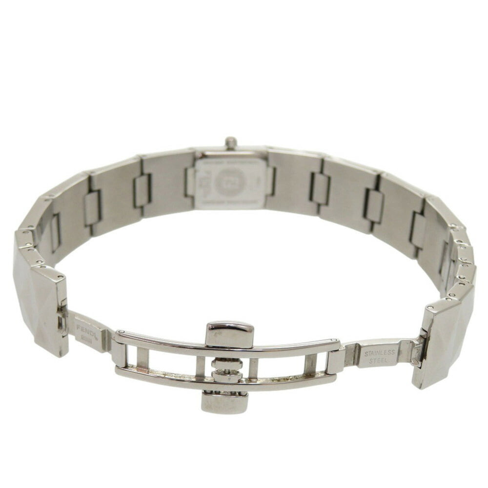 Fendi Pyramid 4250L Stainless Steel Black and Silver Quartz Watch with Dial 1897FENDI — Good