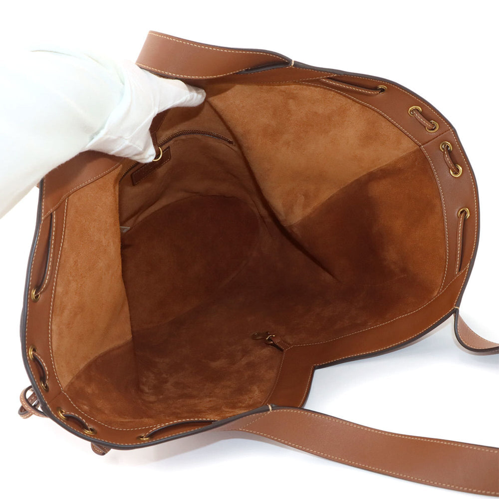 Saint Laurent Y Hobo Tote Handbag, Leather, Brown, 833160 Bag — New - Store Return