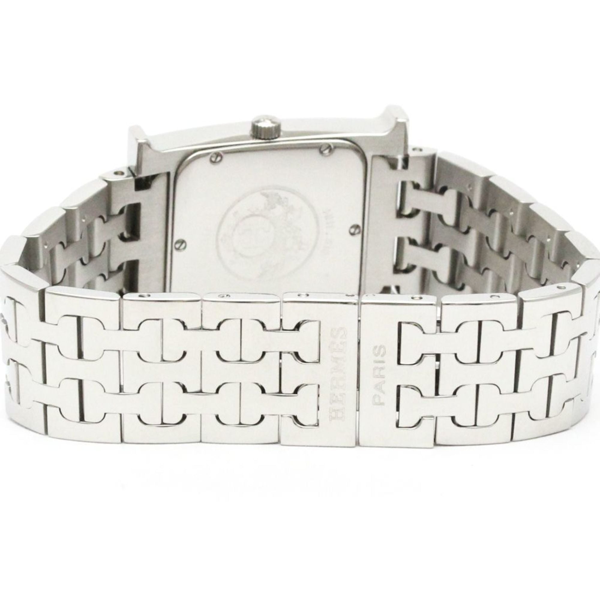 HERMES H Watch Stainless Steel Quartz Ladies Watch HH1.510 Polished — Very Good