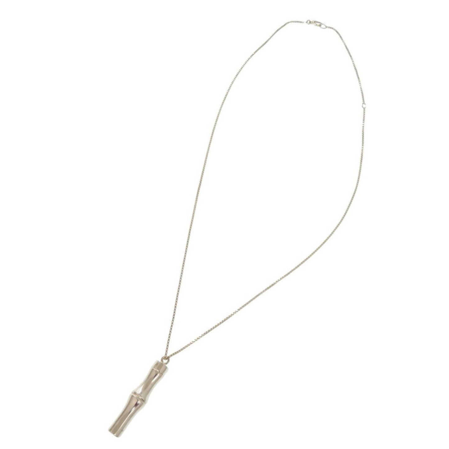 Gucci Bamboo Long Necklace Silver 925 1655GUCCI