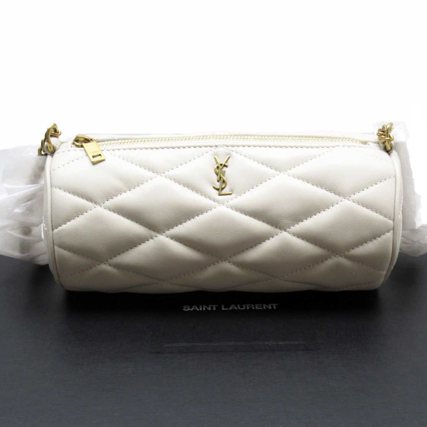 Saint Laurent SAINT LAURENT handbag leather ivory women's 699703 t19370f