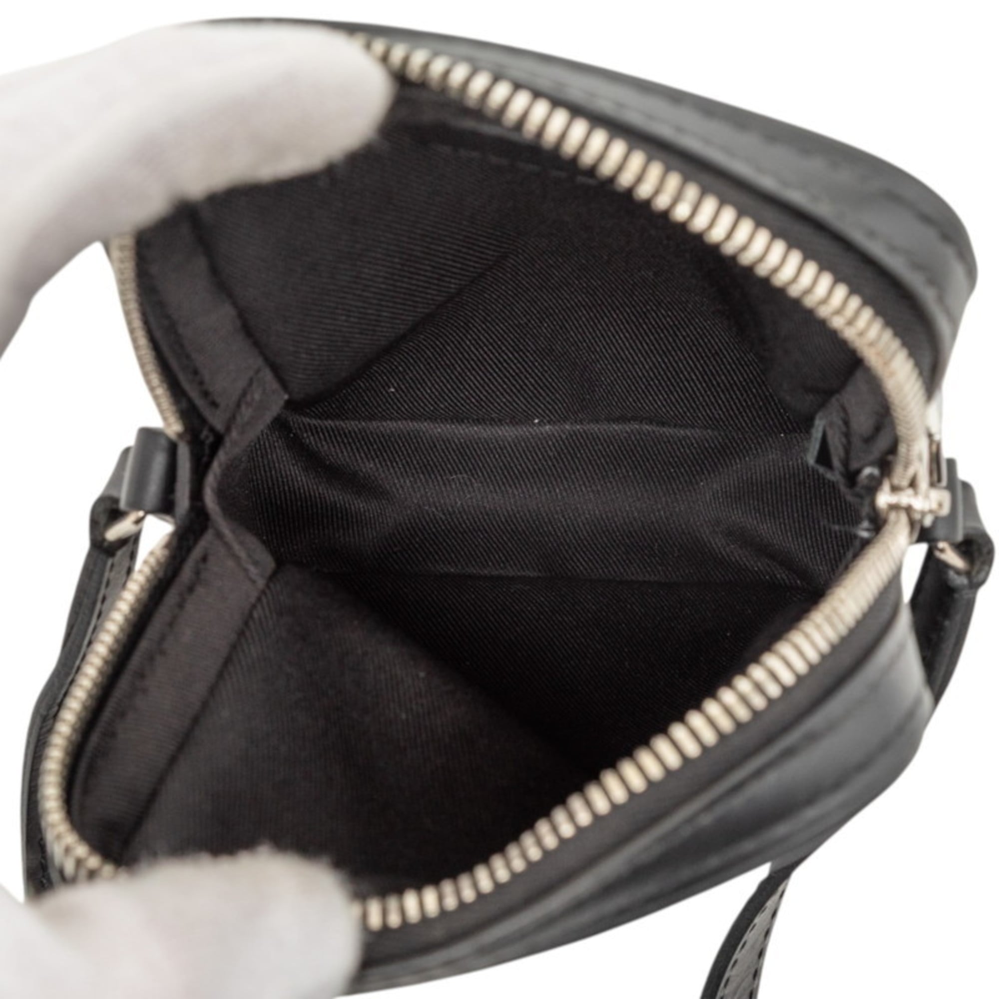 Louis Vuitton Epi Danube PM Shoulder Bag M55120 Black and Yellow Leather Women's LOUIS VUITTON