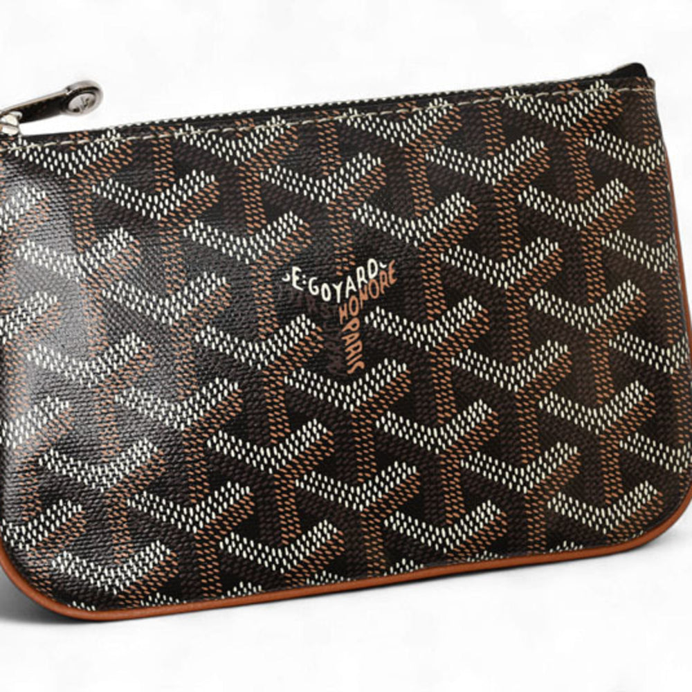 Goyard Senna Mini Pouch Multi-Case SENAT2MINTY01CL03P Black Natural Unused — New - Store Return