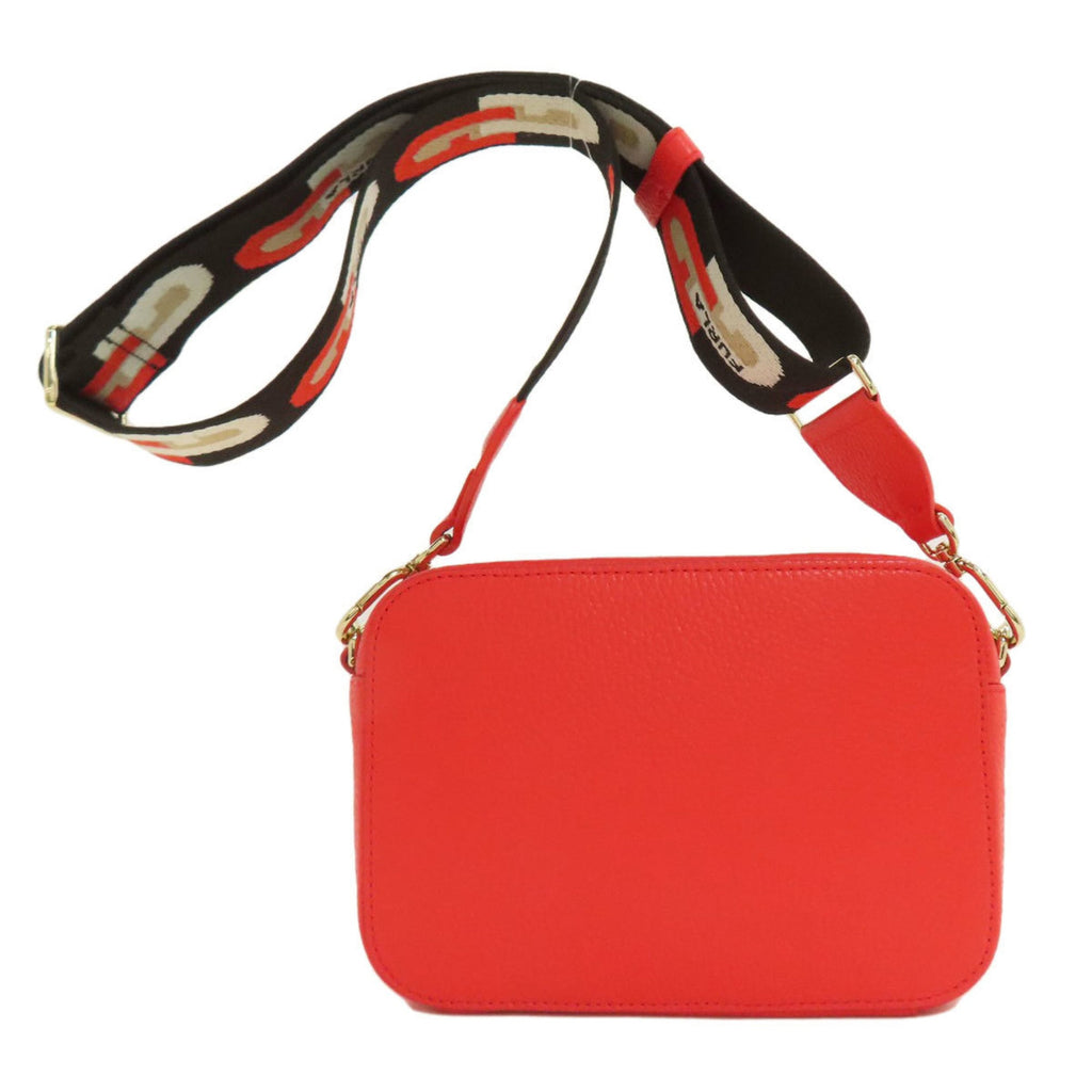 Furla Arch Logo Shoulder Bag Leather Women's