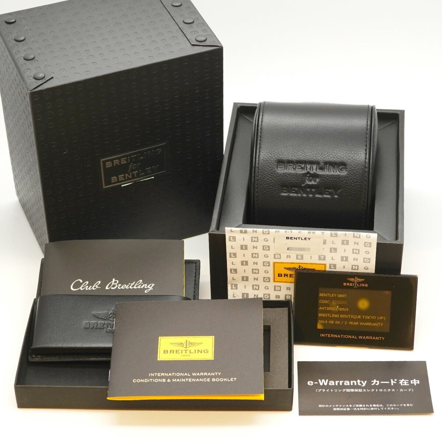 Breitling Bentley GMT A47362 Men's Black Dial Watch