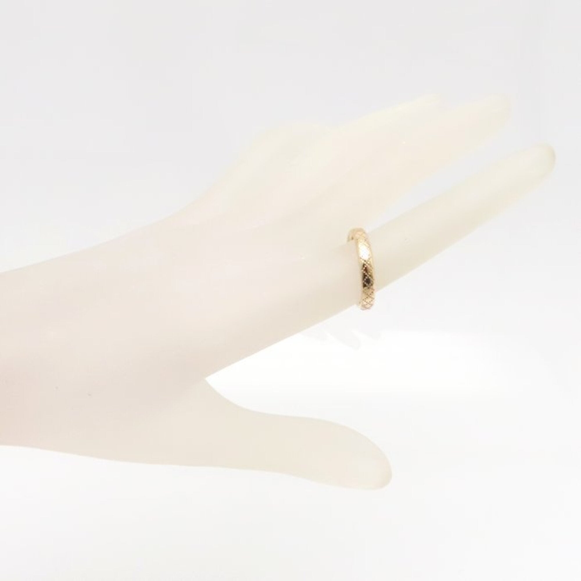 GUCCI Diamantissima Ring, Size 12, 18K Pink Gold, Women's, Item Number 295349 — Like New
