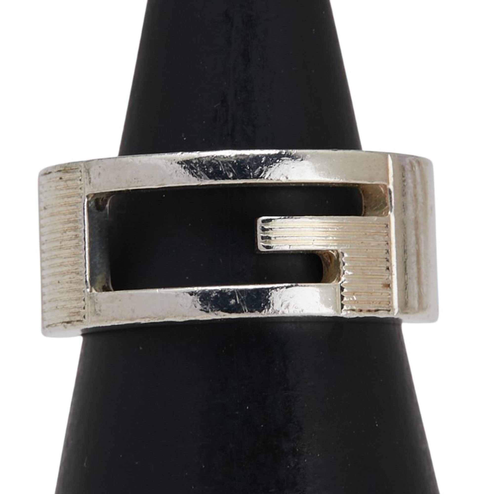 Gucci Branded G Ring #8 SV925 Silver Men's GUCCI