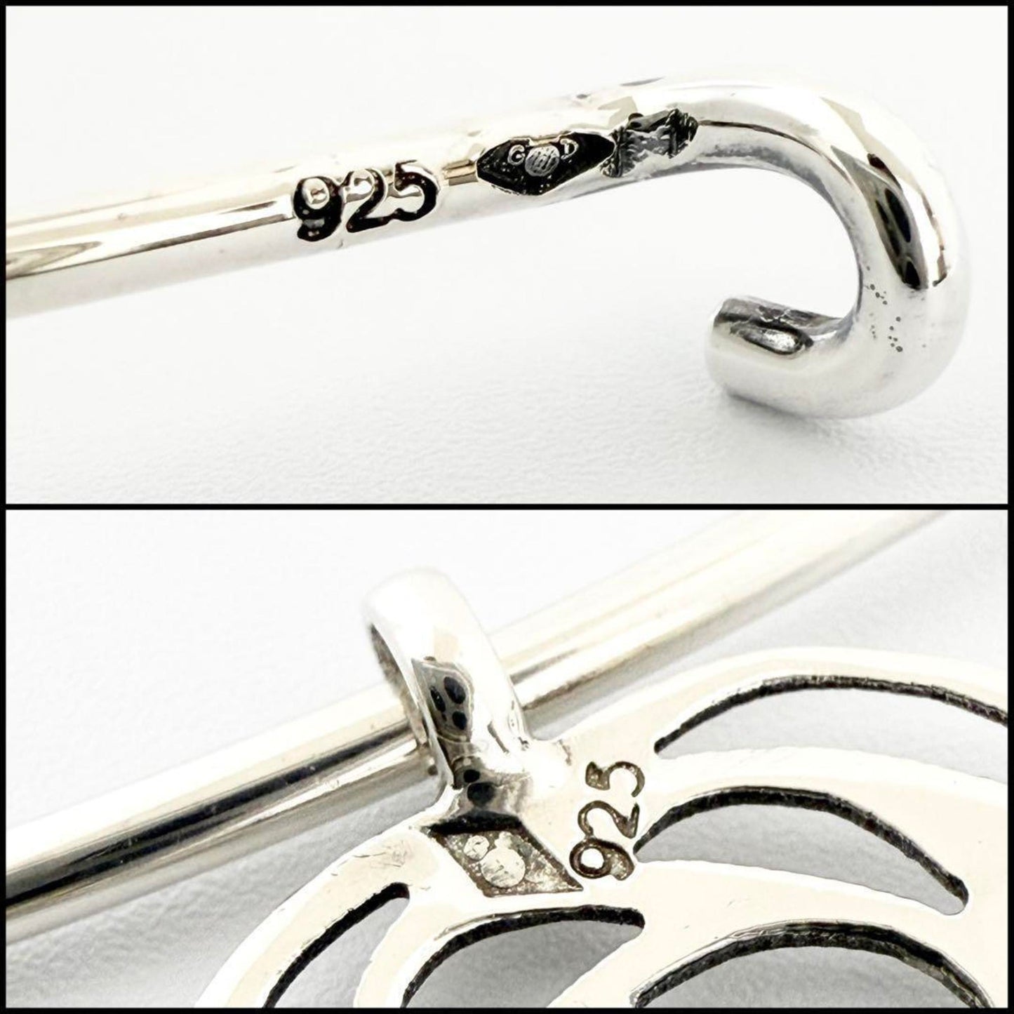 Chanel camellia pendant necklace choker in 925 silver