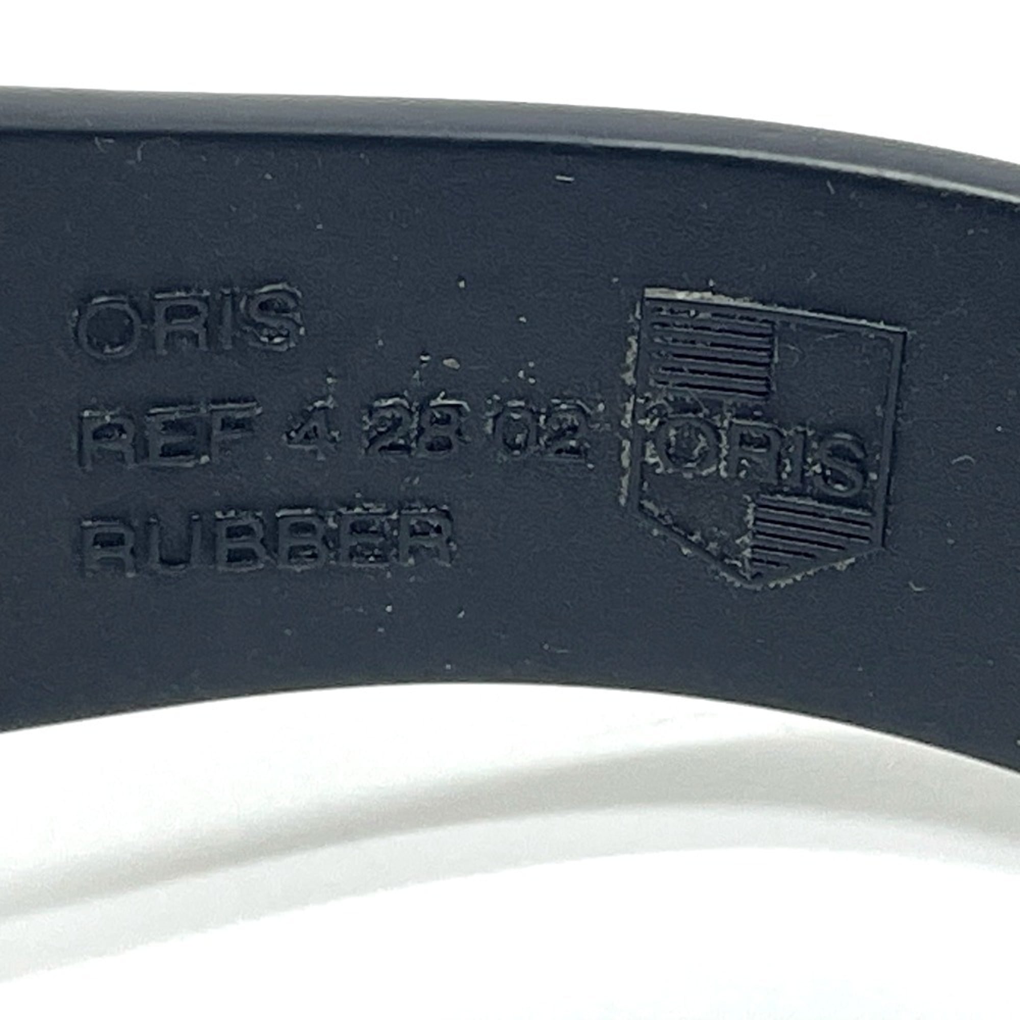 ORIS 7611 Chronograph TT3 CHRONOGRAPH BLACK Automatic Watch with Titanium/Rubber Strap, Men's, Black — Good