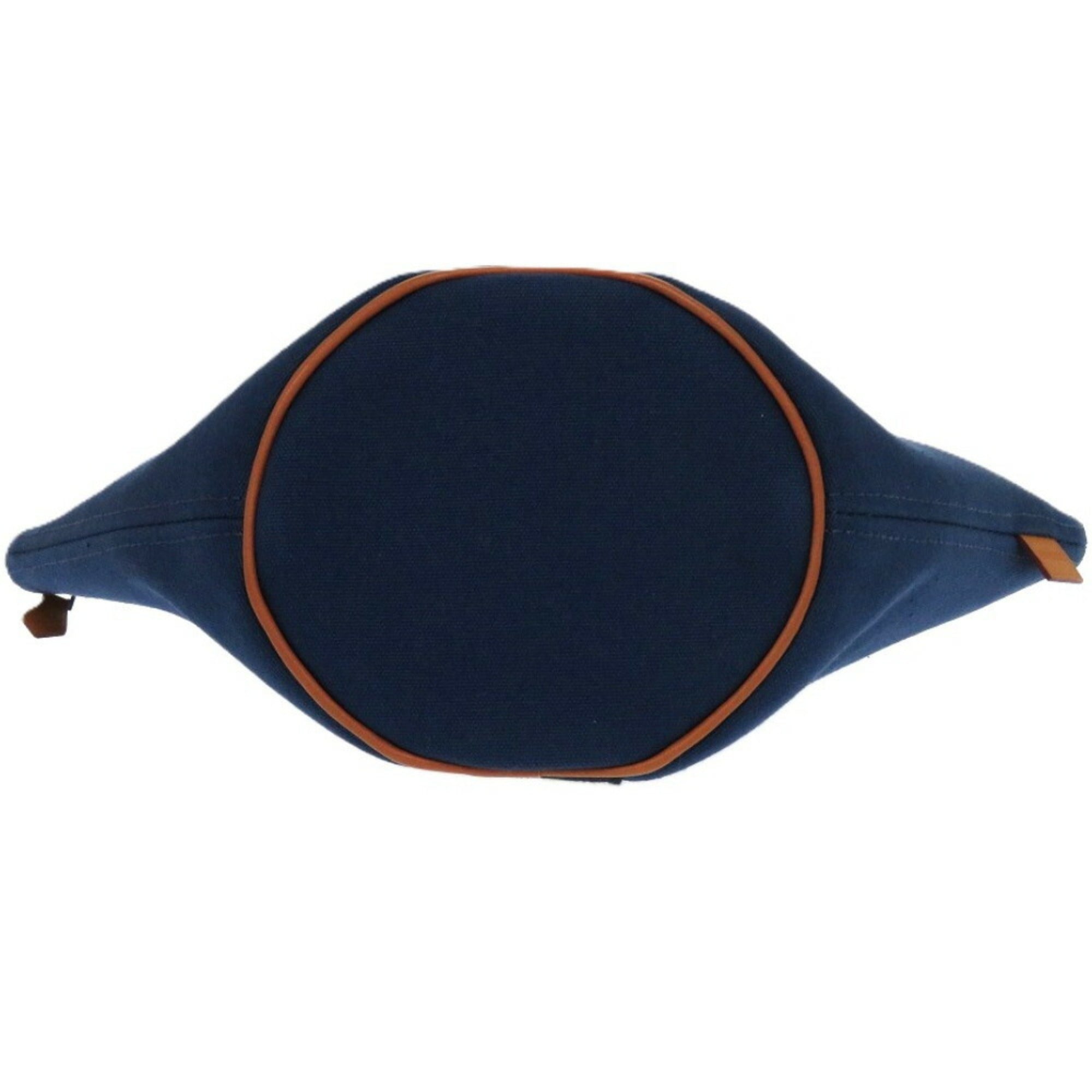 Hermes Like new Hermès Palmire trapezoid pouch, canvas and cotton, CORAIL, indigo blue, 1583 — Like New