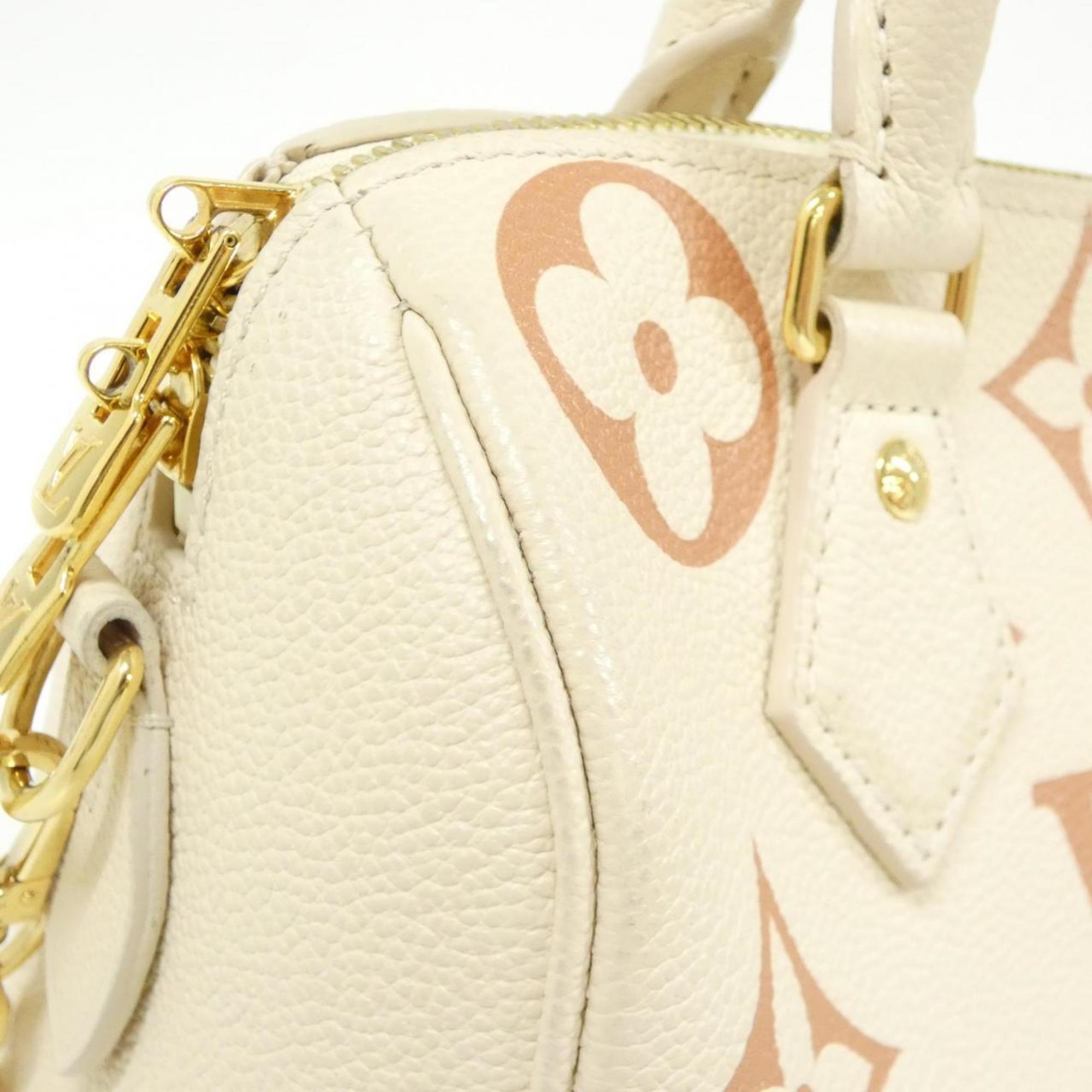 Louis Vuitton Two-Tone Monogram Empreinte Speedy Bandouliere 20cm Boston Bag M46397