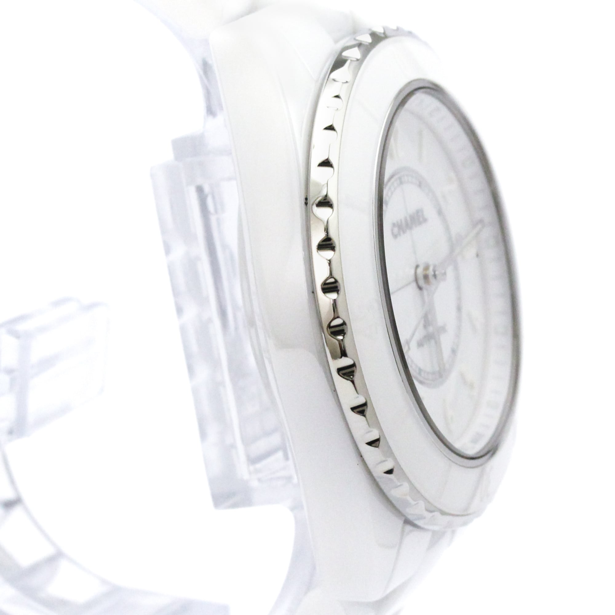 CHANEL J12 Phantom Ceramic Automatic Mens Watch H6186 Polished — Very Good