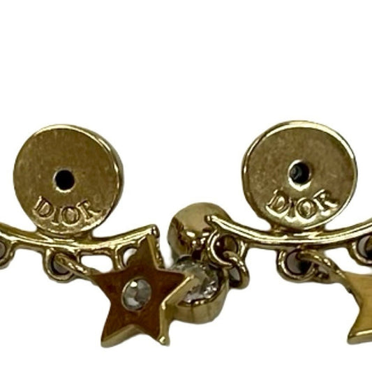 Christian Dior Revolution faux pearl earrings, gold, 23242