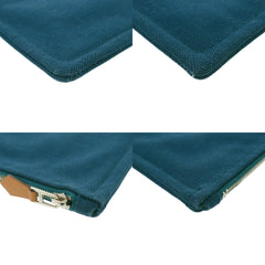 Like new Hermès Petit Duc Flat Pouch GM Cotton Blue 1233HERMES — Like New