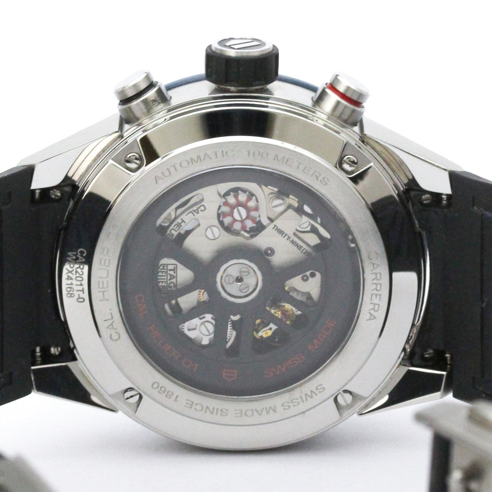 TAG HEUER Carrera Caliber Heuer 01 Chronograph Watch CAR201T Polished — Very Good