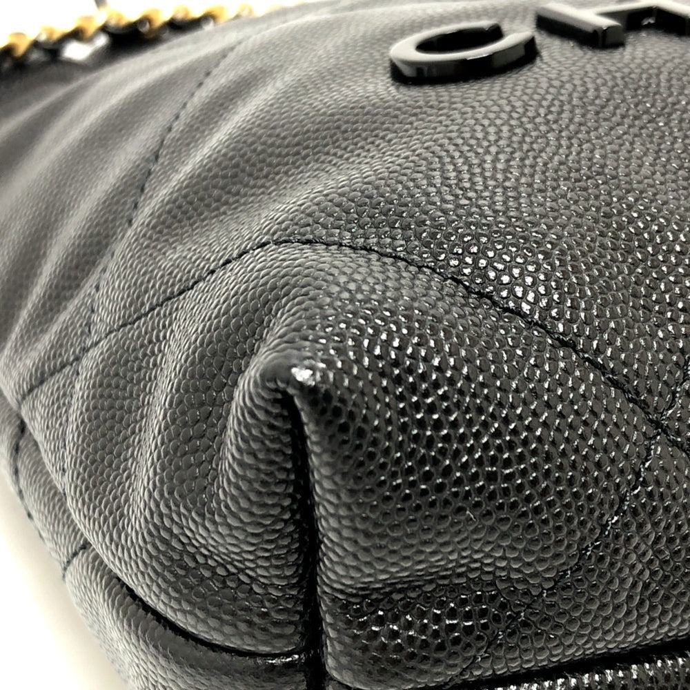 CHANEL AS3980 Matelasse Chanel 22 So Black Bag Shoulder Handbag Caviar Skin Women's — New - Store Return