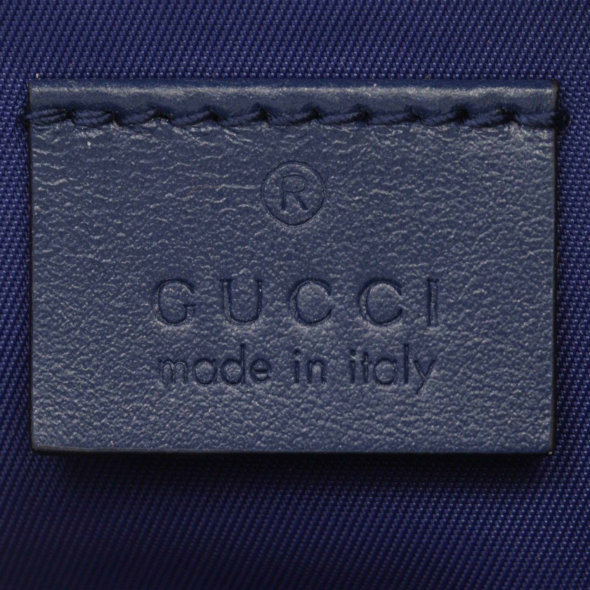 Gucci Children's Star Waist Bag GG 502095 Canvas Navy (Women's) — Like New