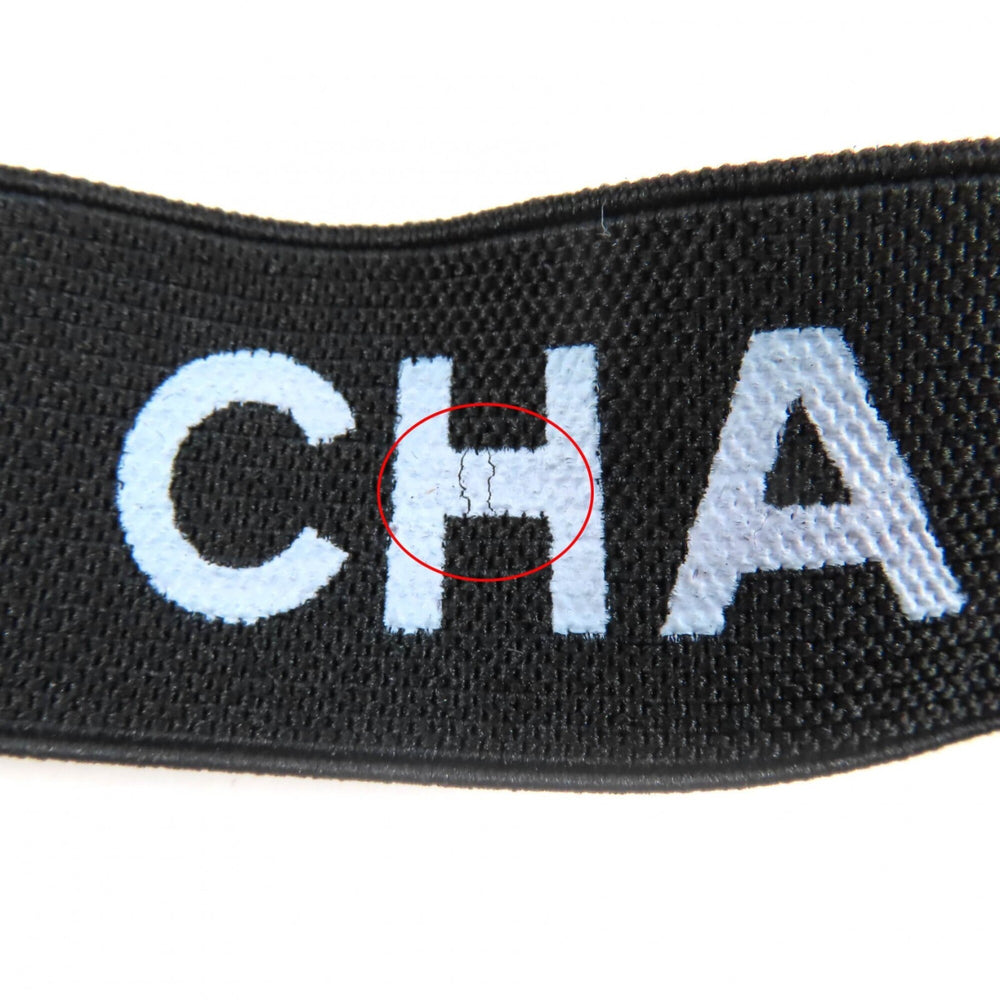 CHANEL Vintage 94P A03530 Logo Design Armband, Black with Gold Hardware, Box, Women's — Like New