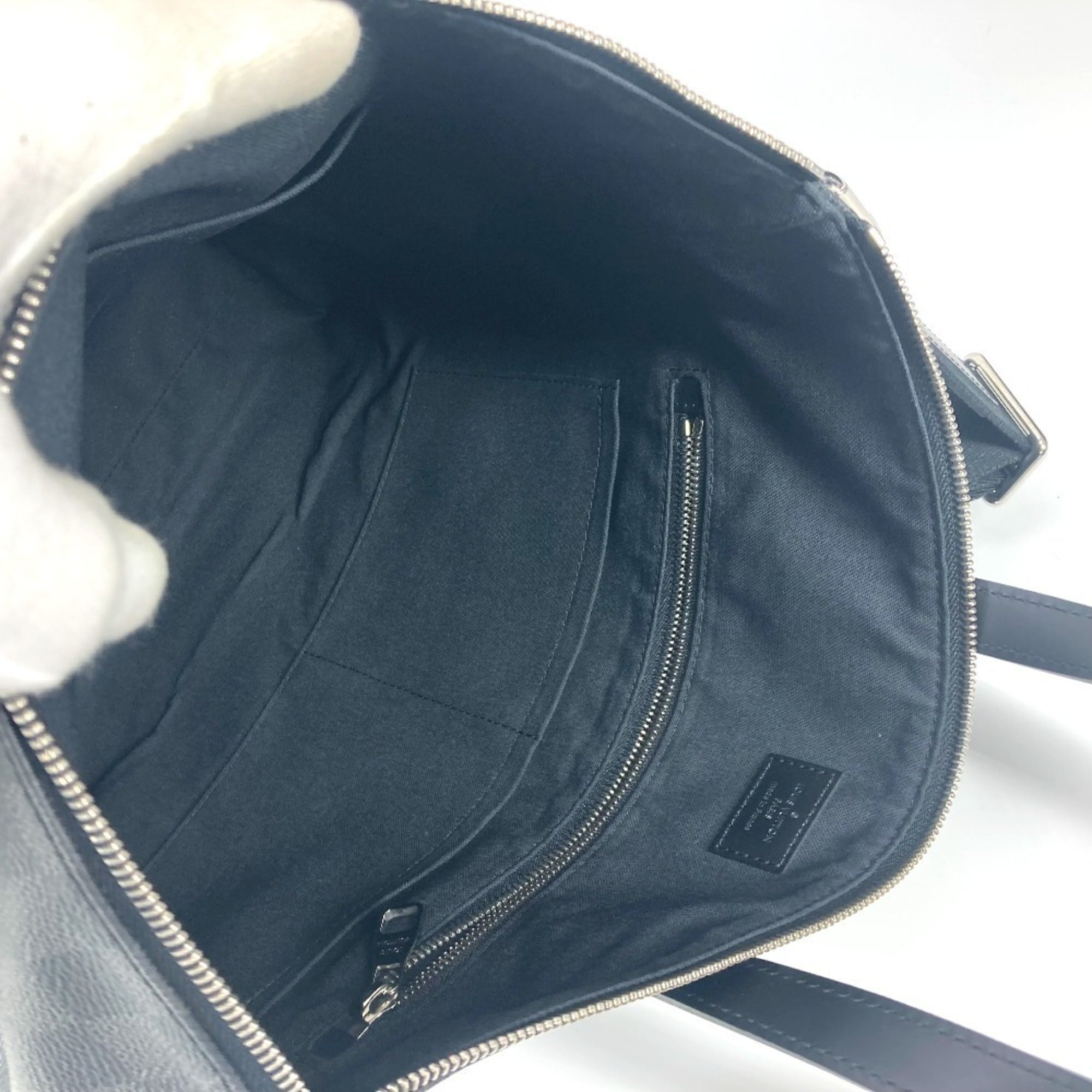 LOUIS VUITTON N41456 Damier Graphite Skyline Crossbody Bag Tote 2WAY Shoulder Canvas Men's Women's Black — Like New