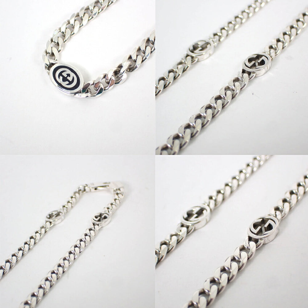 GUCCI 925 Interlocking G Pendant Necklace — Like New