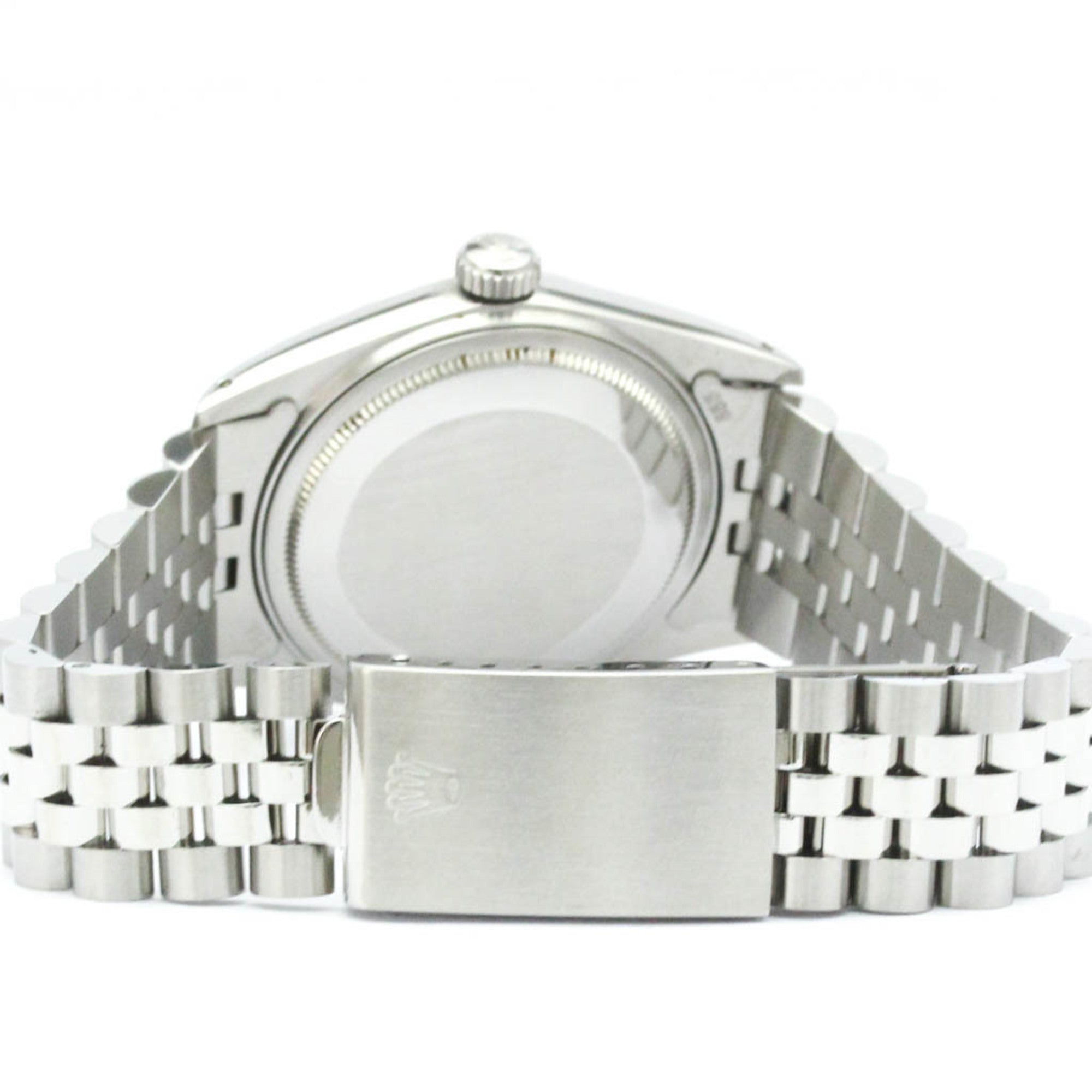 ROLEX Datejust 18K White Gold Steel Automatic Mens Watch 16014 Polished — Very Good