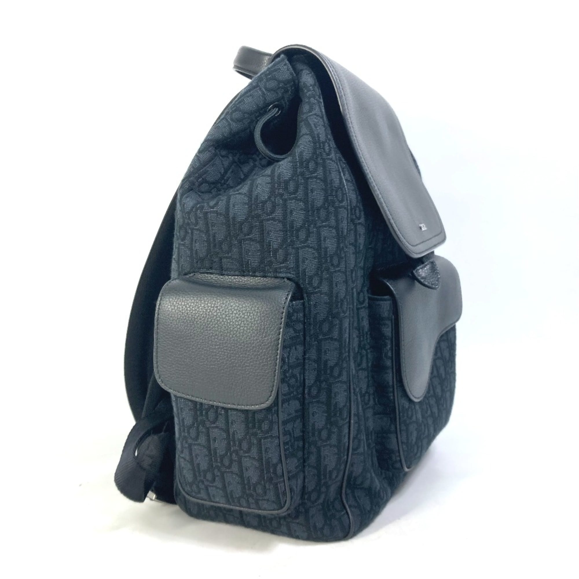 CHRISTIAN DIOR 1ADBA161YKS 23SS backpack bag Backpack Navy Black — Like New