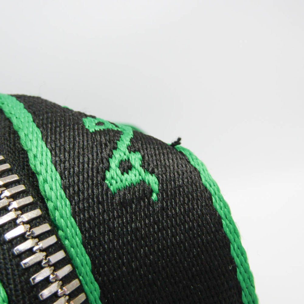 Bottega Veneta Lightweight Webbing Intrecciato 679970 Men's Polyamide Boston Bag,Shoulder Bag Black,Green — Like New