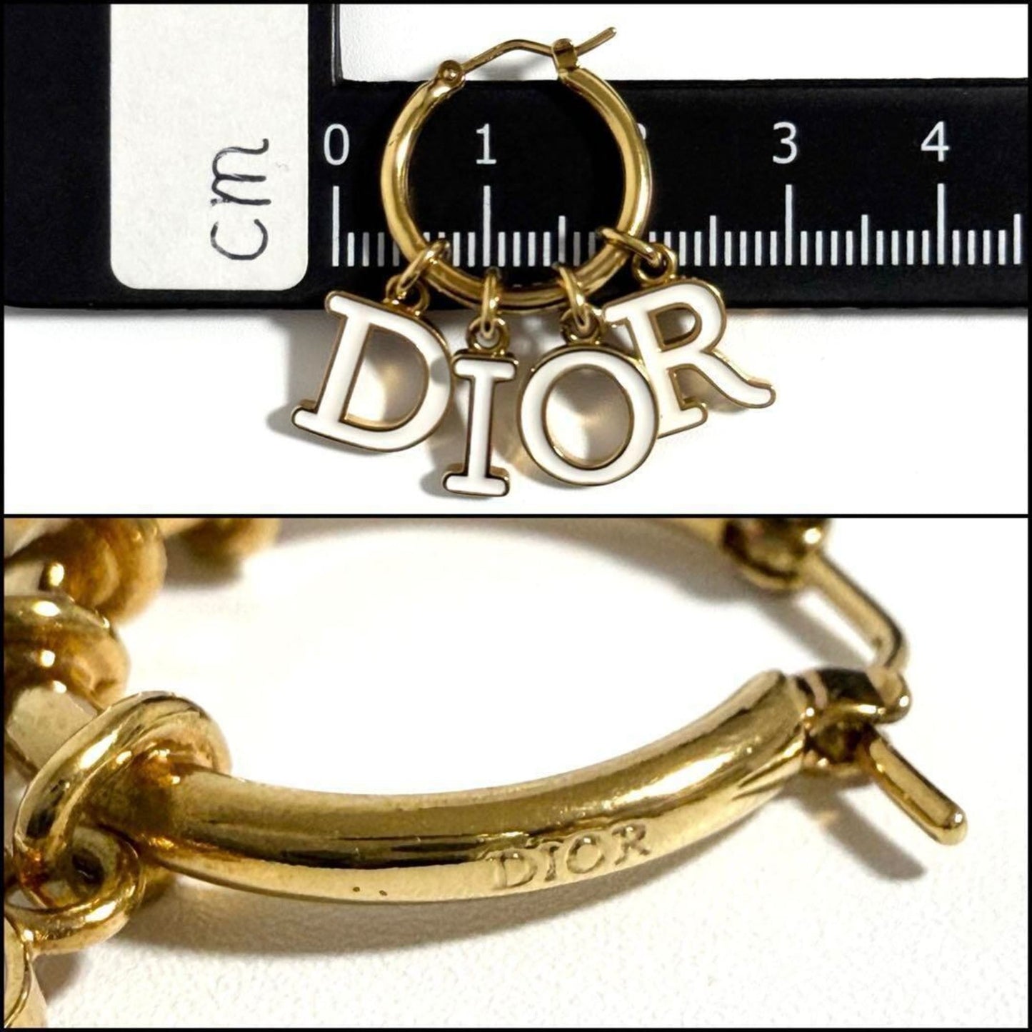 Christian Dior Women's Earrings Hoop DIOR