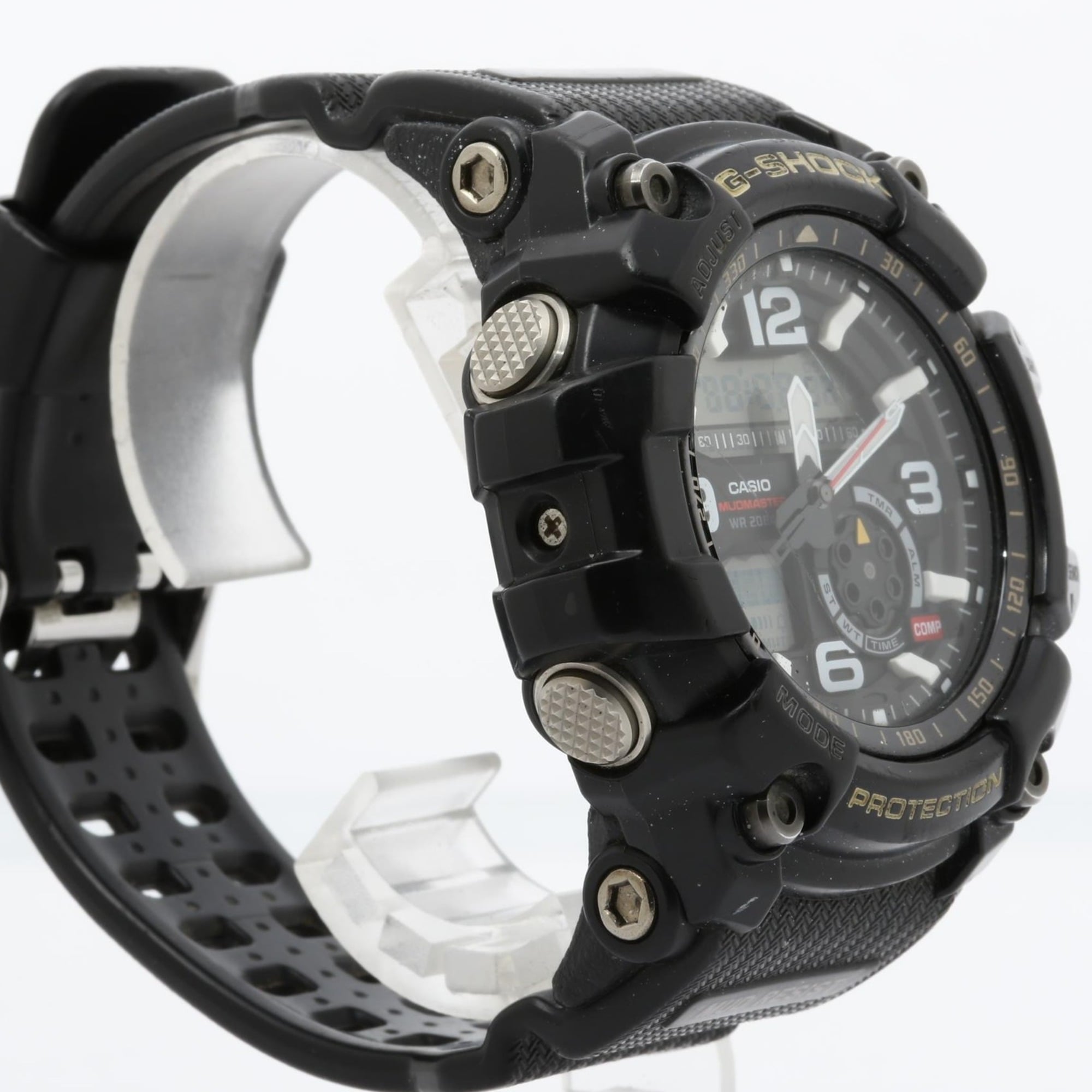 CASIO G-SHOCK MASTER OF G LAND MUDMASTER GG10001AJF Men's Digital-Analog Watch in Black Resin/Stainless Steel — Good