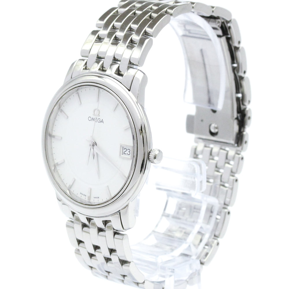 OMEGA De Ville Prestige Steel Quartz Mens Watch 4510.21 Polished — Very Good
