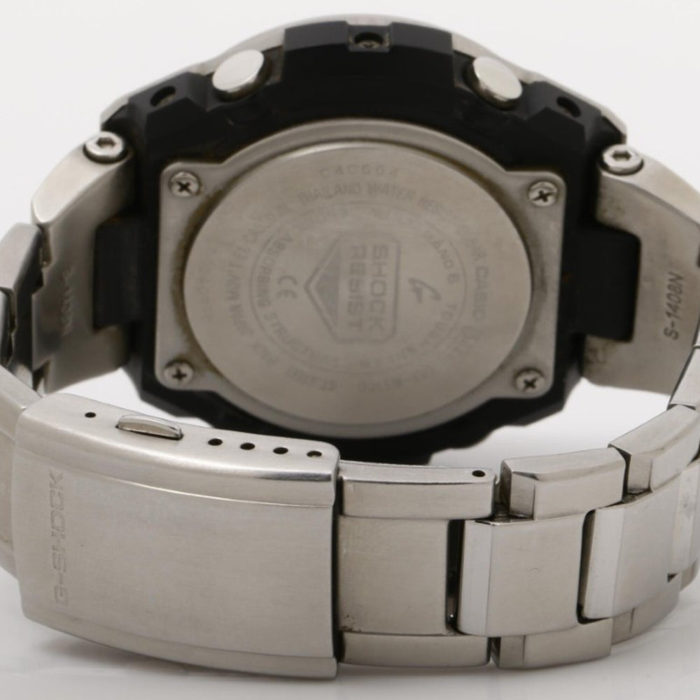 CASIO G-SHOCK G-STEEL GST-W100 Series GST-W110D-7AJF White Silver Resin/Stainless Steel Men's Watch — Good