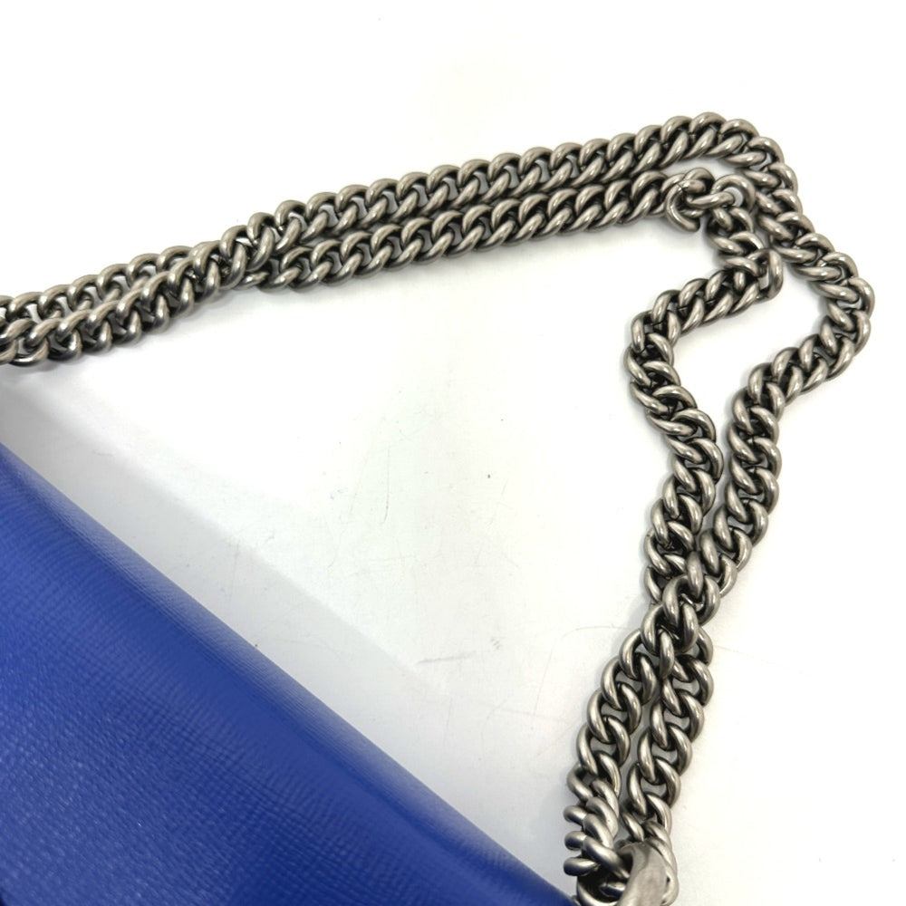 Gucci 400249 Bicolor Chain shoulder Shoulder Bag blue Green — Like New