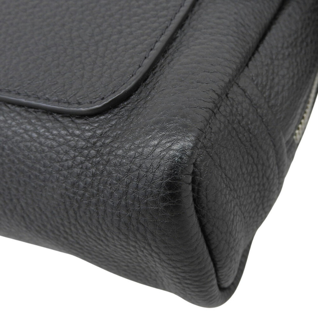 Prada Vitello Dino Waist Bag 2VH181 in Black