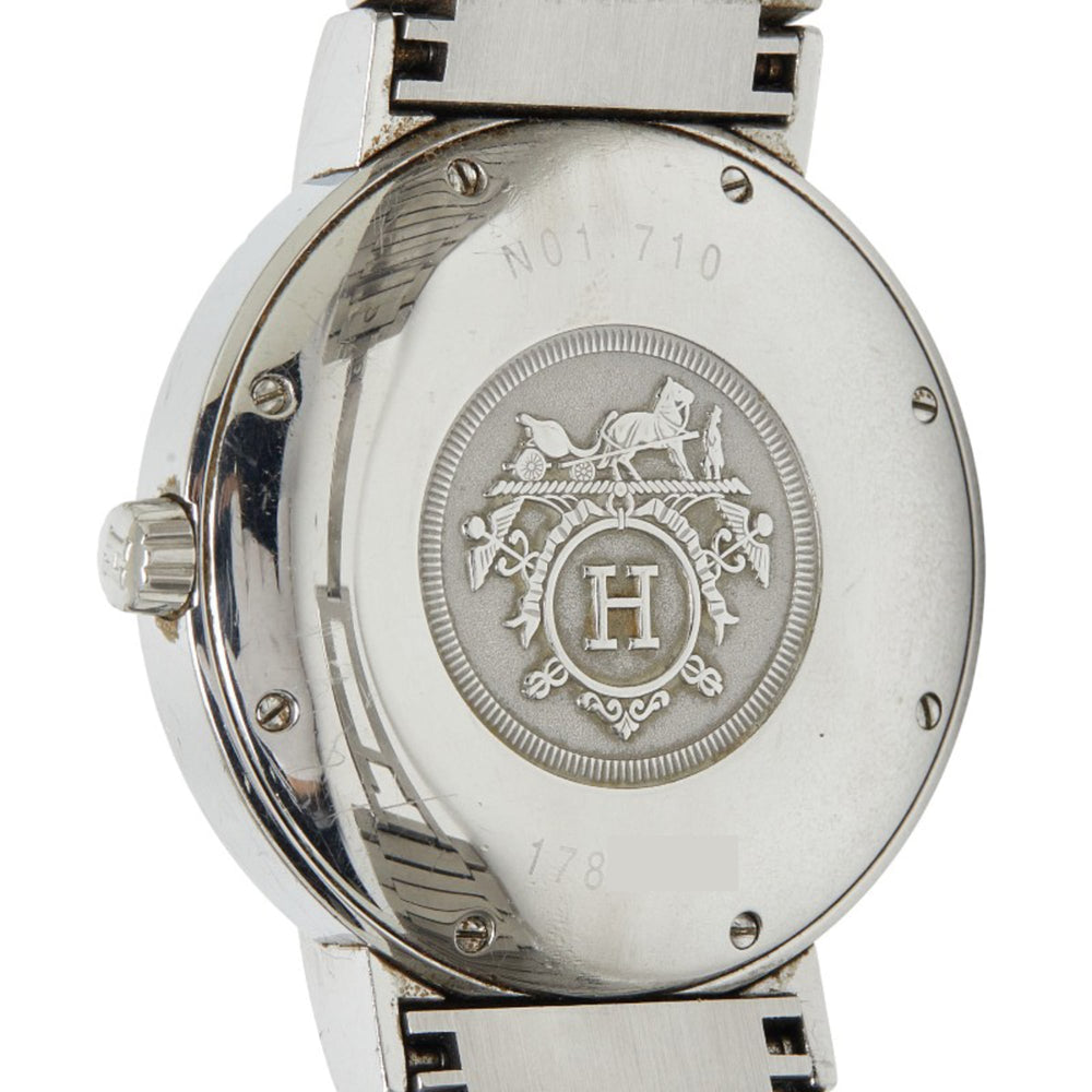 Hermes Nomade Autoquartz Watch NO1.710 Kinetic Grey Dial Stainless Steel Women's HERMES — Good