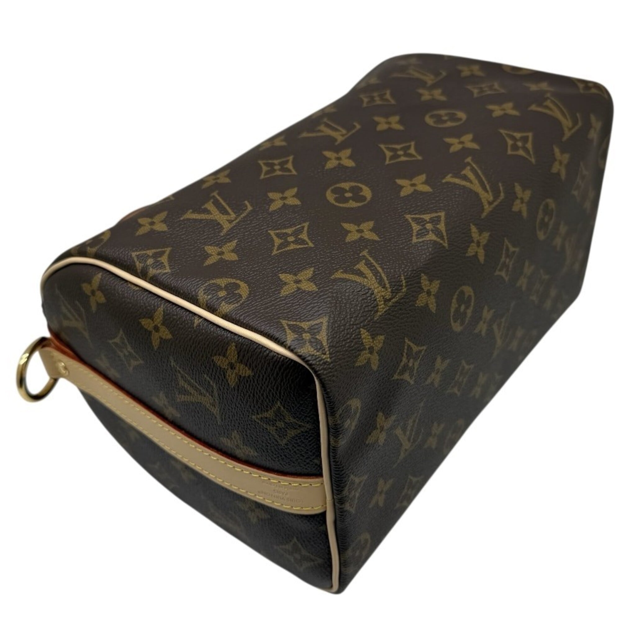 LOUIS VUITTON Louis Vuitton Monogram Speedy 25 Bandoulière M46977 RFID Boston Bag Brown with Strap Women's Men's — Like New