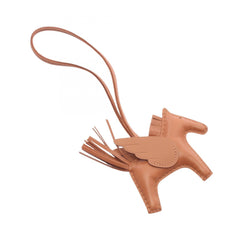Hermes Rodeo Pegasus PM Gold Charm Accessory, Agneau Milo Veau Swift Leather, Brown Tone, for Women — New - Store Return