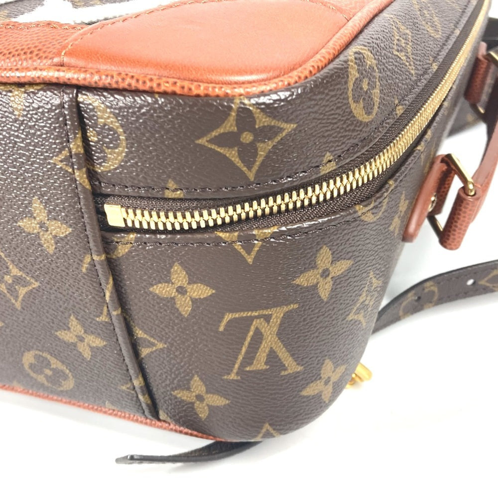 LOUIS VUITTON M45784 NBA Collaboration Shoebox Backpack Bag Rucksack Monogram Canvas Men's Brown — Like New