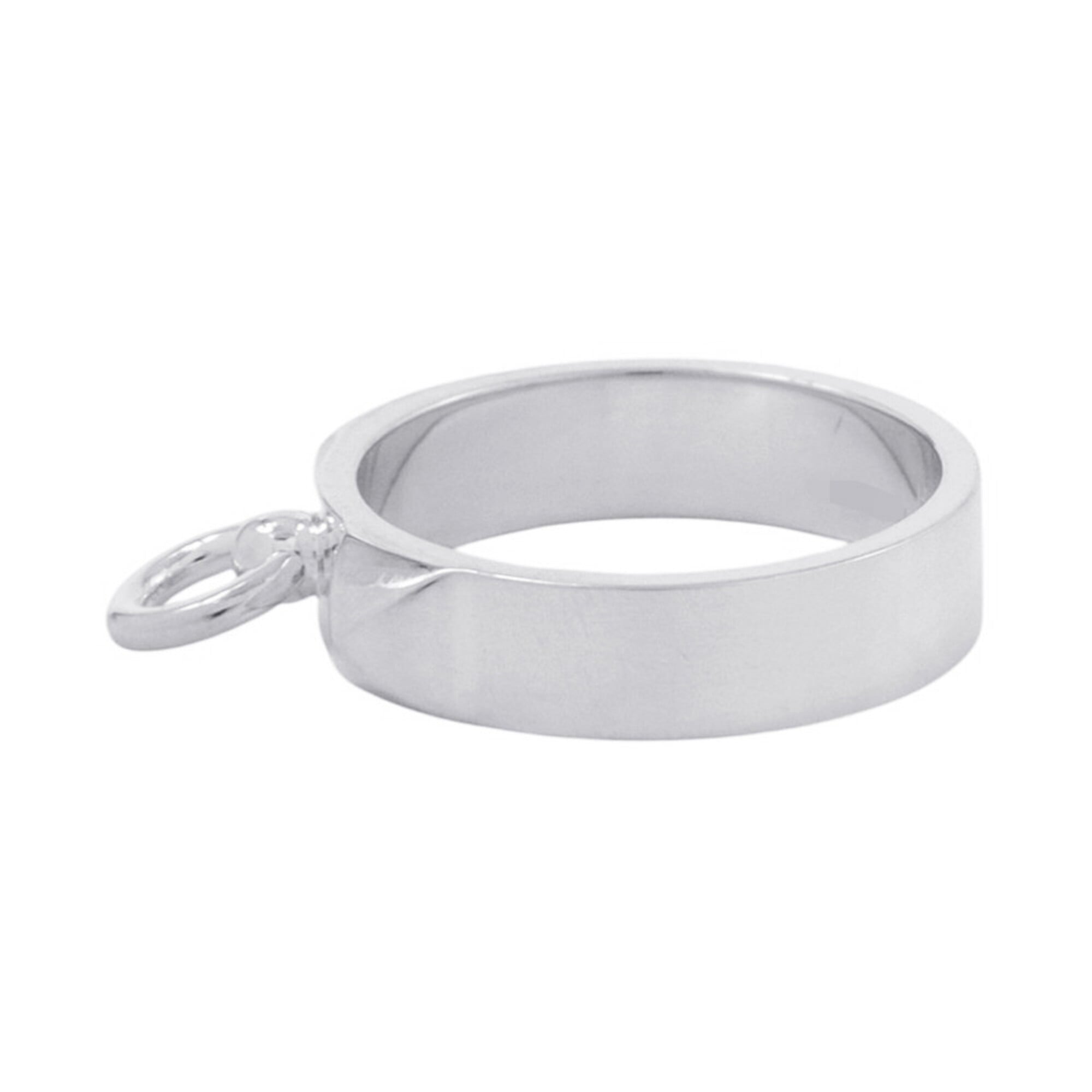 Hermes Collier de Chien PM Ring, SV925 Silver, H115607B, Ring Size 55 — Like New