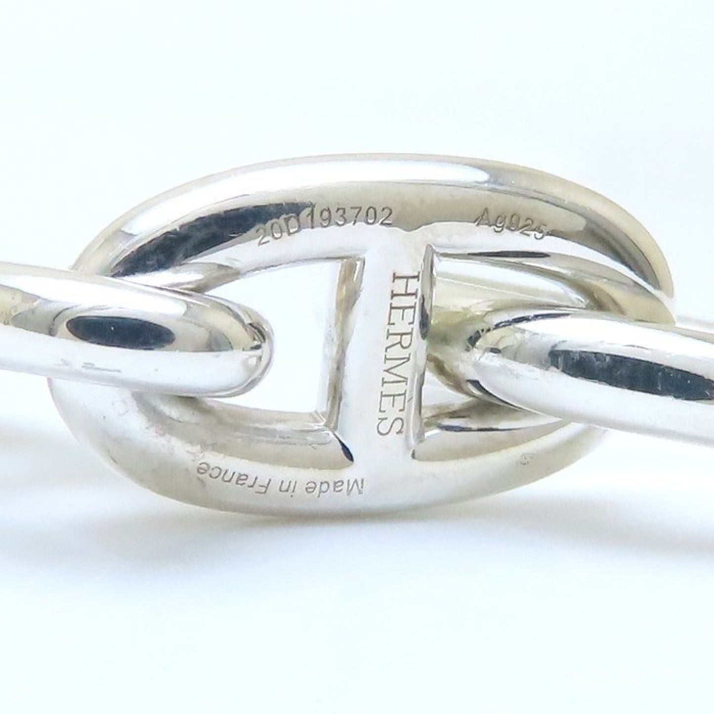 HERMES Chaine d'Ancre Bracelet GM Silver 925 294091