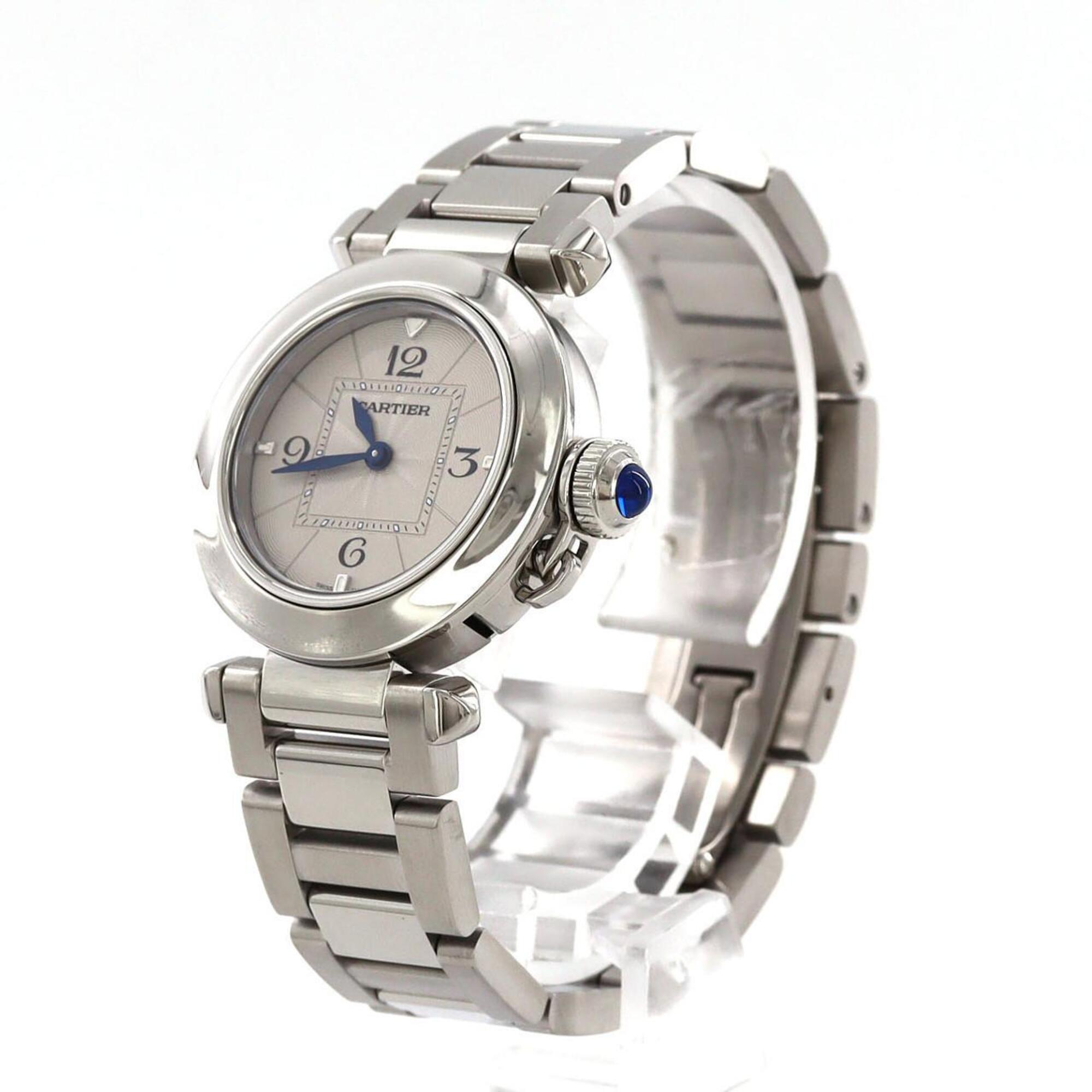 Cartier Pasha de WSPA0021 SS Quartz Watch — Very Good